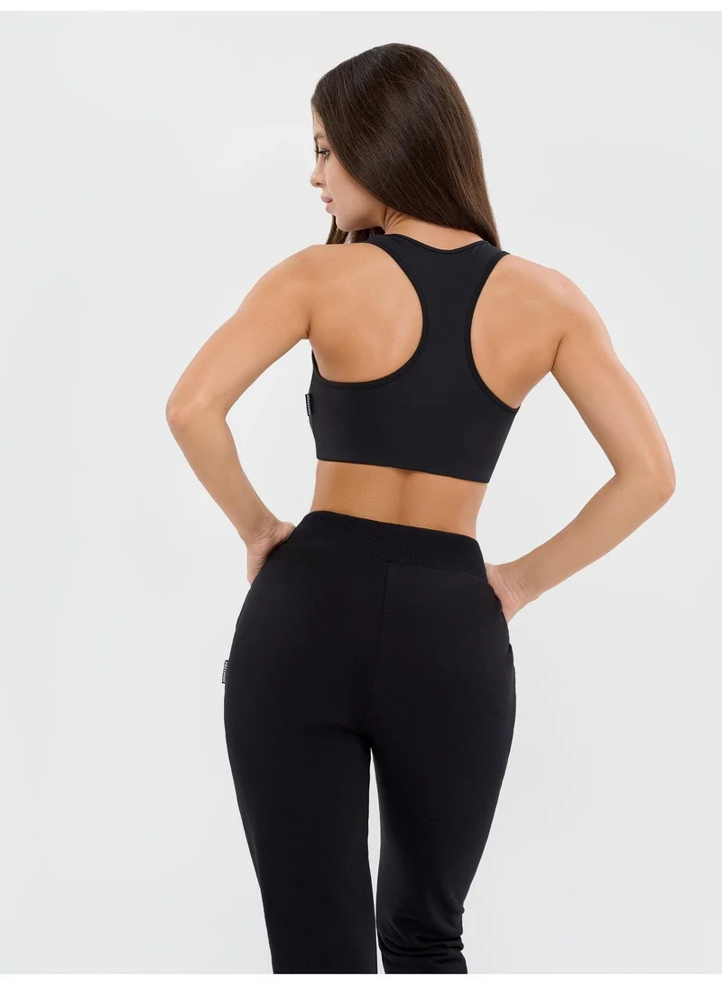 Bona Fide Muscle Top Black Muscle Sports Bra for Women | Best Price UAE