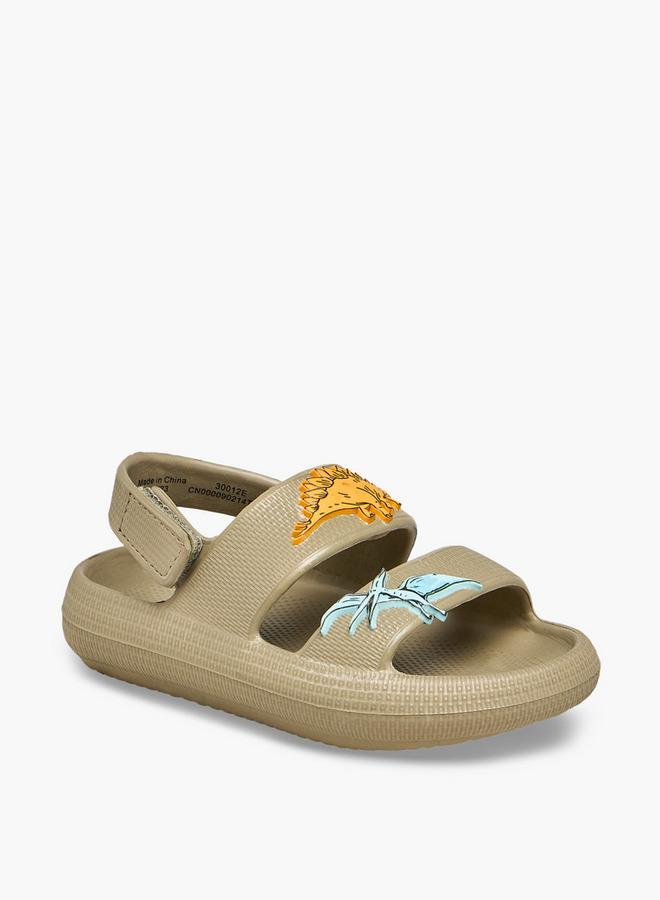 Aqua Boys Dinosaur Applique Clogs - Image 2