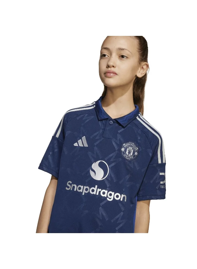adidas تيشيرت مانشستر يونايتد للأطفال للجنسين أزرق 128