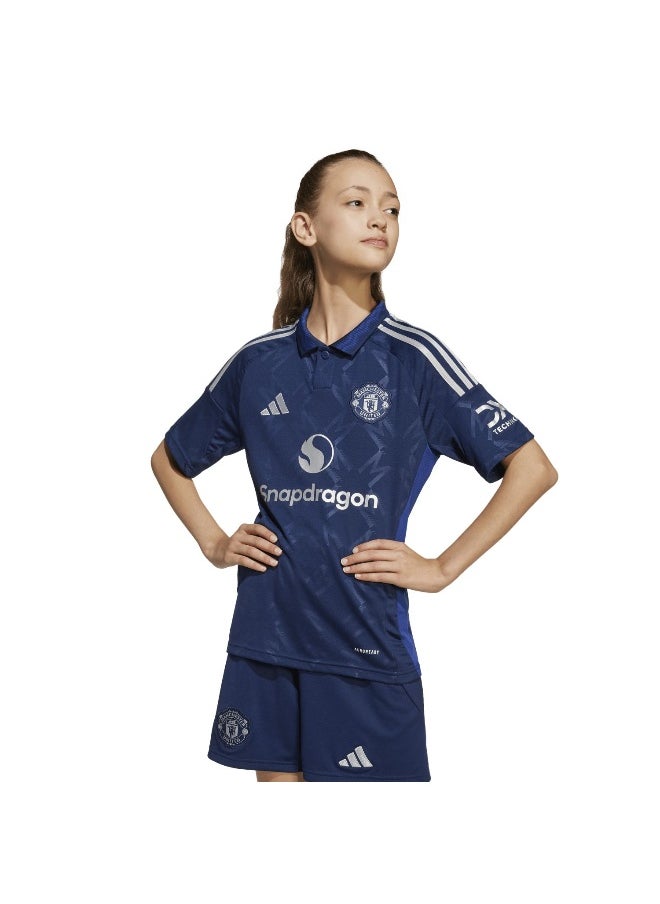 Adidas Adidas Mufc A Jsy Y Blue Football Jerseys For Kids Unisex 128  - Image 4
