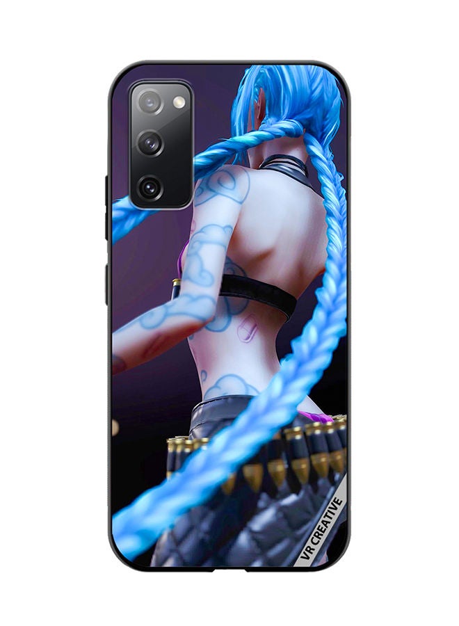 VR CREATIVE Protective Case Cover For Samsung Galaxy S20 FE 5G Jinx League Of Legends Design Multicolour - Image 1