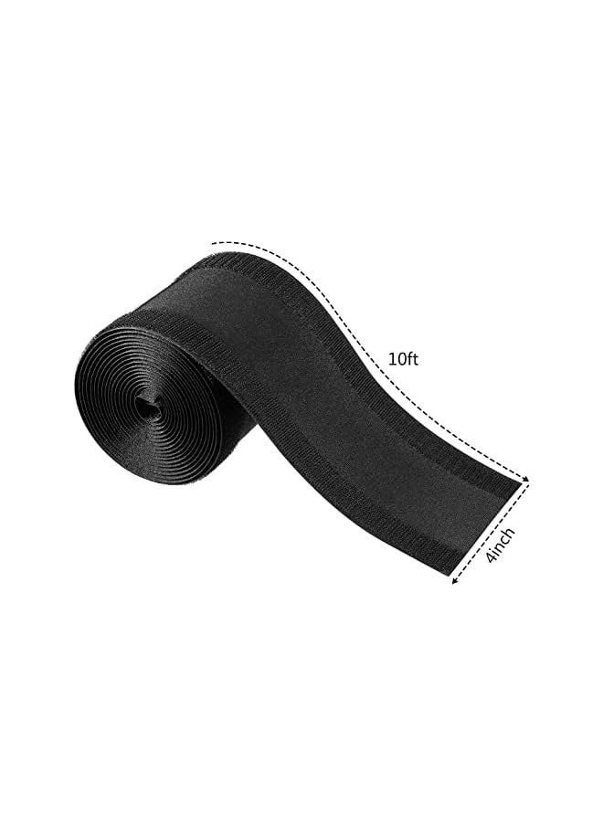 The White Shop WHITE SHOP Cable Grip Floor Cable Cover Cords Cable Protector Cable Management Only for Commercial Office Carpet (Black, 19.69 ft)  - Image 4
