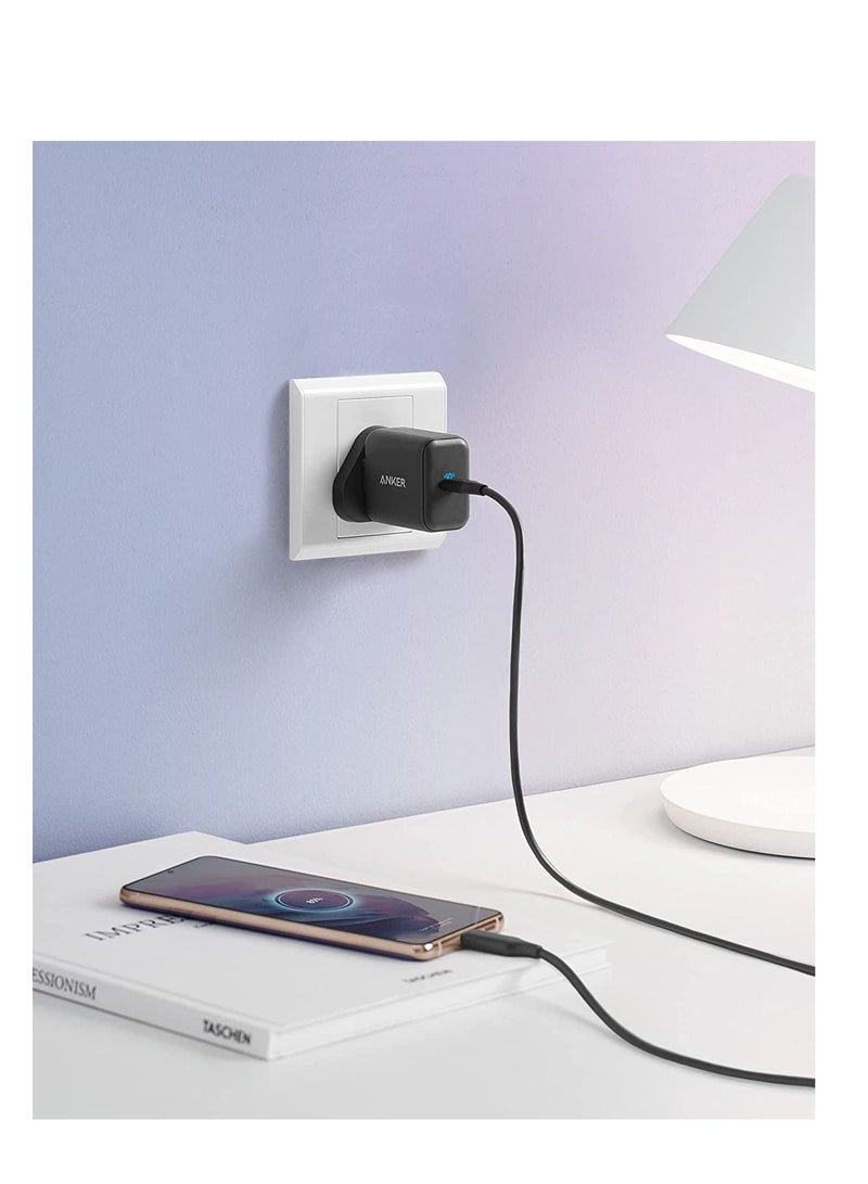 CHOETECH USB C Super Fast Charger, Anker 25W PD Wall Charger Fast Charging for Samsung Galaxy S21/S21+/S21 Ultra/S20/Z Flip/Note20/20 Ultra/Note10/10+/S9/S8/S10e, iPad Pro 12.9, and More (cable not included)  - Image 3