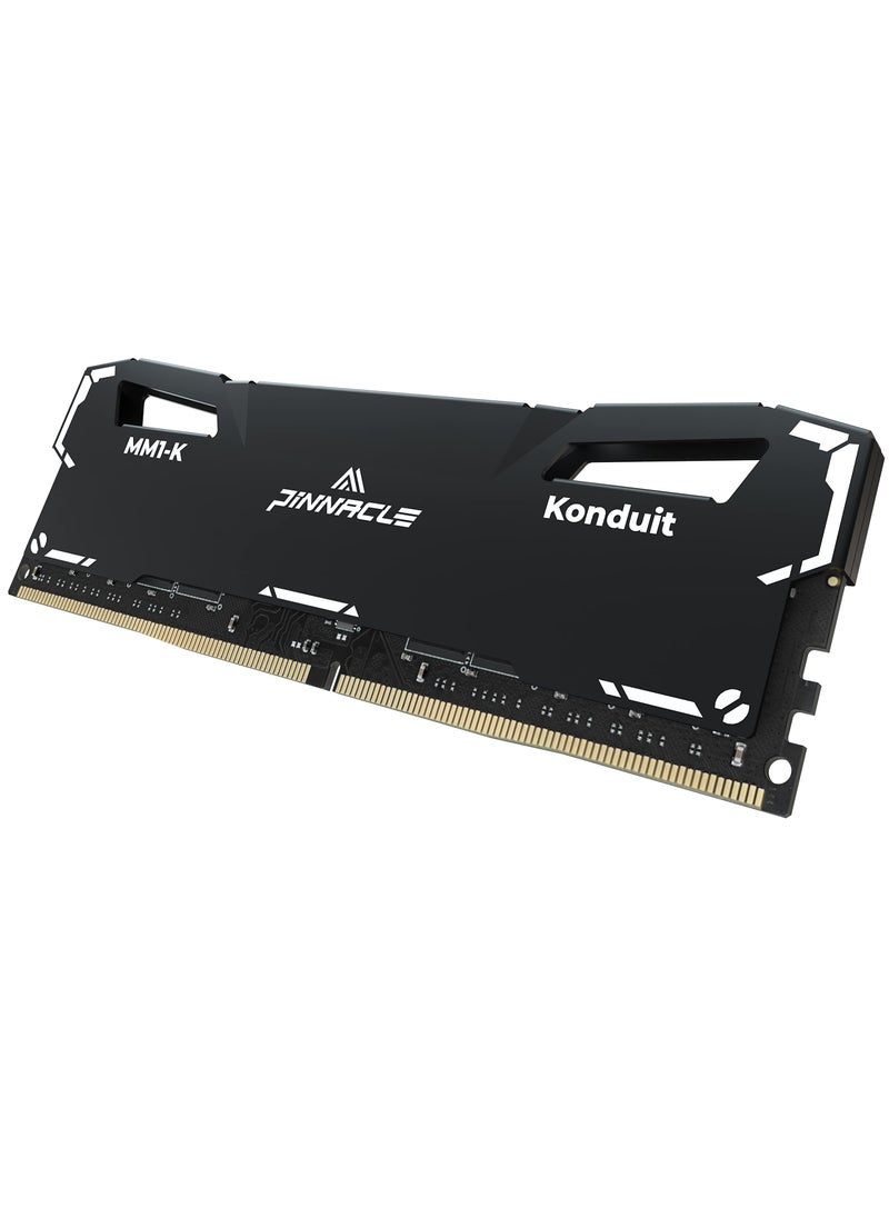 Timetec Timetec Pinnacle Konduit 16GB KIT(2x8GB) DDR4 3200MHz PC4-25600 CL16-18-18-38 XMP2.0 Overclocking 1.35V Compatible for AMD and Intel Desktop Gaming PC Memory Module RAM - Black  - Image 2