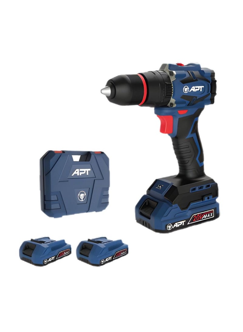 Apt 20V Cordless Hammer Drill – 13mm Metal Chuck – 60Nm - Image 1
