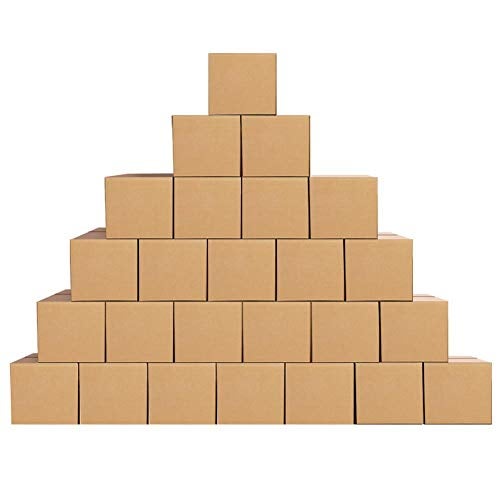 Pantryware Essentials 10 Small Moving Boxes 6x6x6 Corrugated Packing Cardboard Boxes - 10 pack - Image 4
