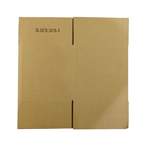 Pantryware Essentials 10 Small Moving Boxes 6x6x6 Corrugated Packing Cardboard Boxes - 10 pack - Image 3