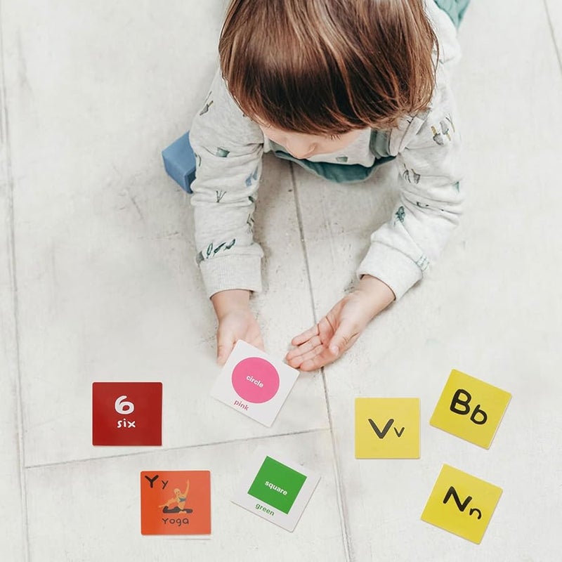 بطاقات تعليمية للأحرف والأرقام والأشكال للتعليم المبكر في مرحلة ما قبل المدرسة والتعليم المنزلي - Image 4