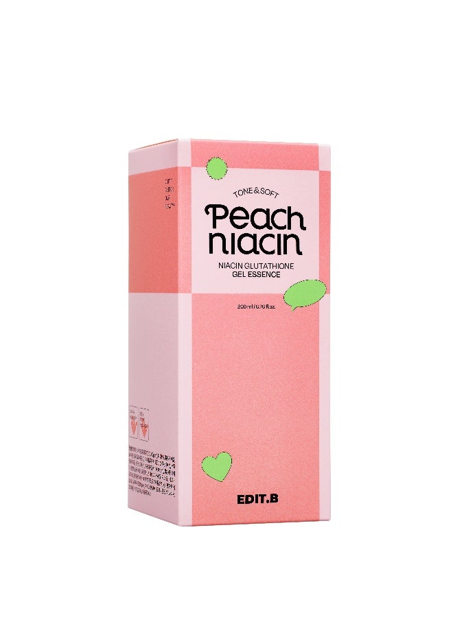 إدت.بي  جل إسينس لتفتيح البشرة بخلاصة الخوخ والنياسيناميد 200 مل - Image 4