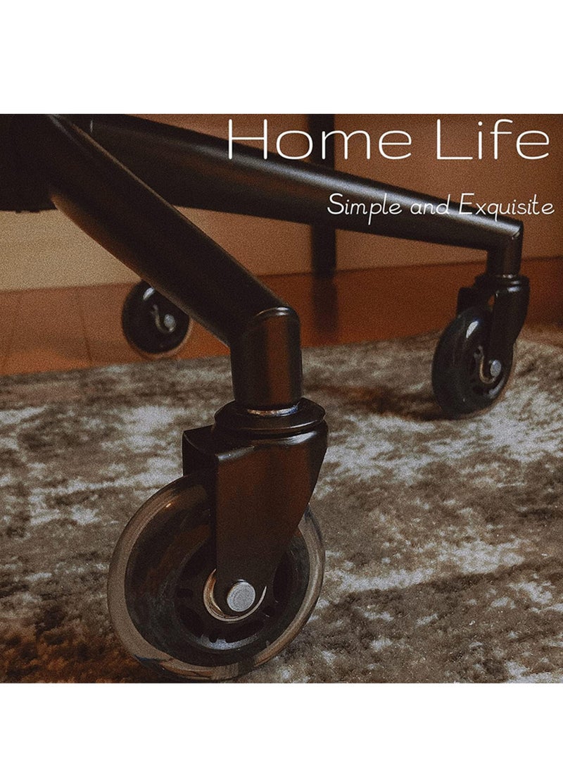 RATSAW 5 Pack Office Chair Caster Wheels 3 Inch Universal Rollerblade Desk Chair Heavy Duty Wheels Replacement Furniture Caster - Image 3