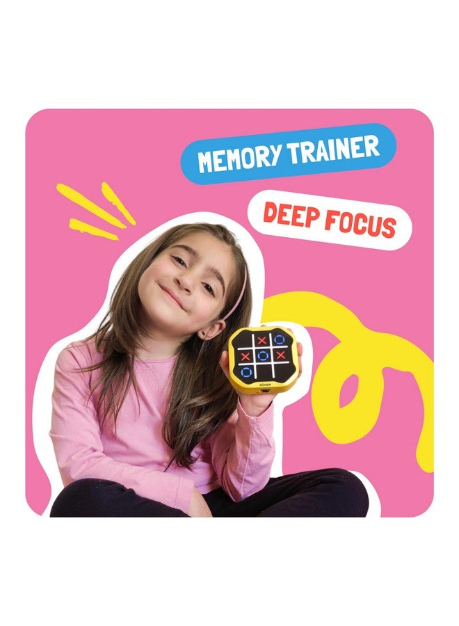 GiiKER Tic Tac Toe Bolt Game, Original 3-in-1 Handheld Puzzle Game Console, Portable Travel Games for Car Ride, Board Games for Kids and Adults, Birthday Gifts Easter Basket Stuffers for Ages 3+ - Image 3