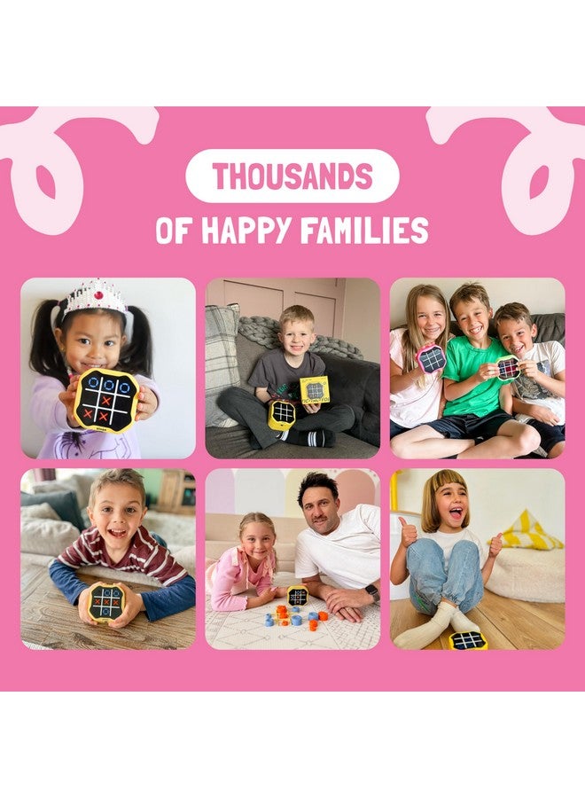 GiiKER Tic Tac Toe Bolt Game, Original 3-in-1 Handheld Puzzle Game Console, Portable Travel Games for Car Ride, Board Games for Kids and Adults, Birthday Gifts Easter Basket Stuffers for Ages 3+ - Image 5