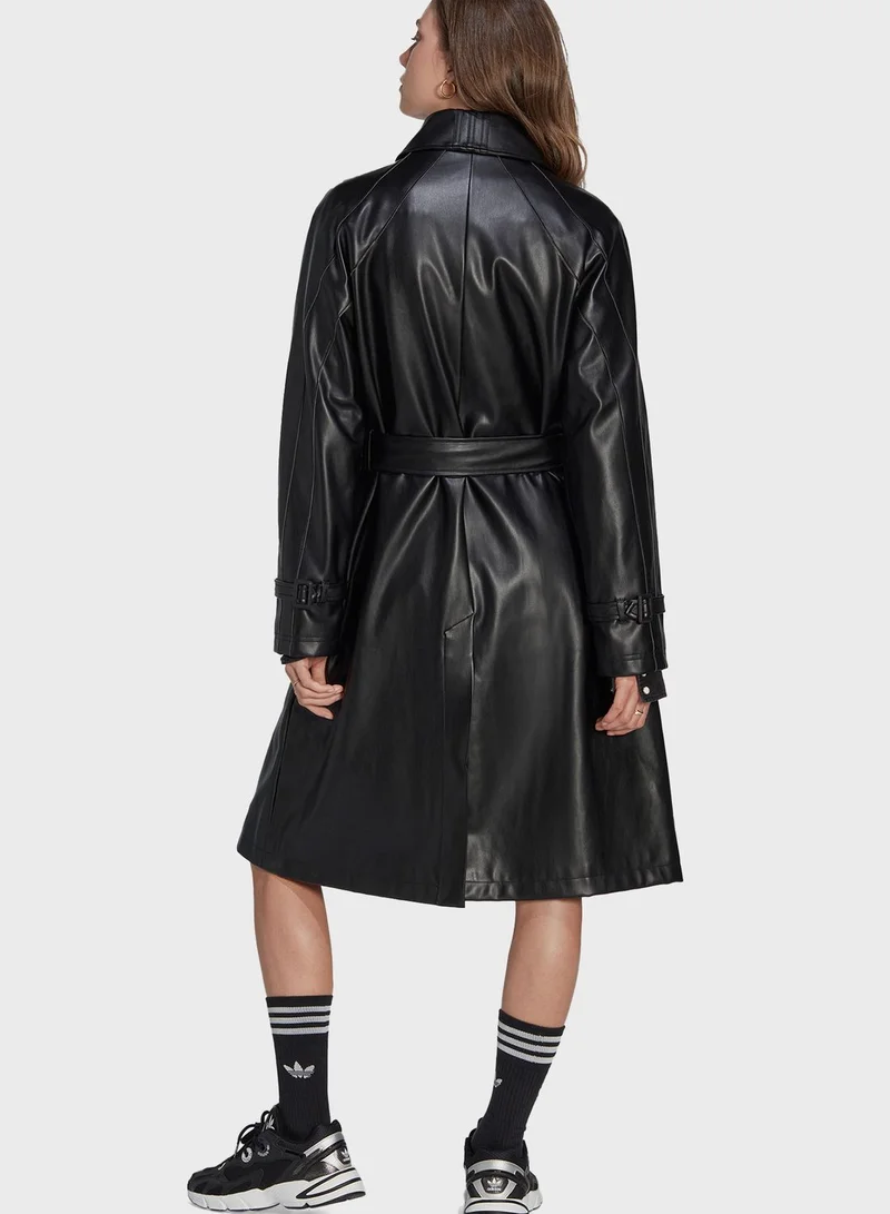 adidas Originals Faux Trench Coat
