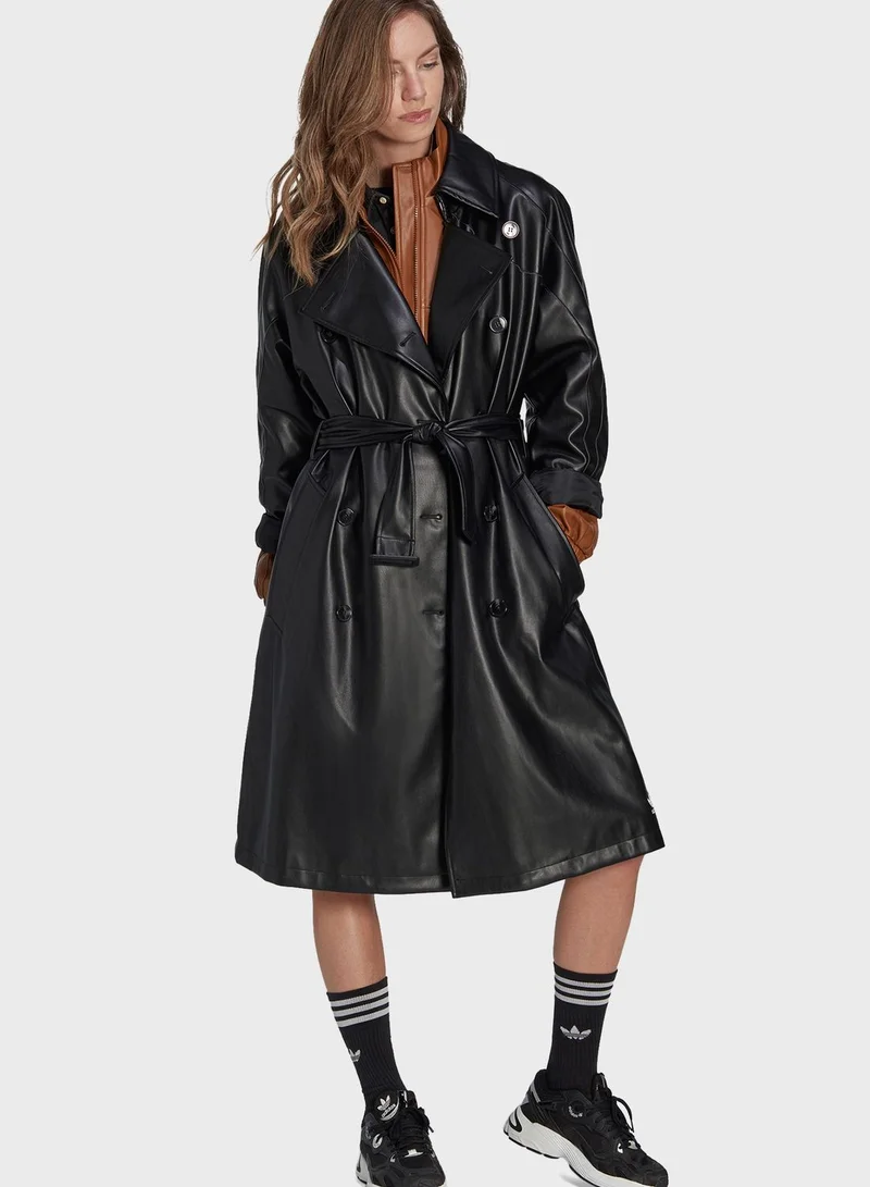 adidas Originals Faux Trench Coat