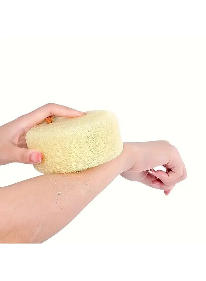 Five Piece Set Shower Body Scrub Sponges With Exfoliating Loofahs And Hanging Rope - Image 3