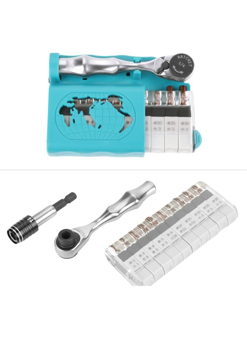 GGOOT Drive Bit Set, Compact Ratchet Socket Wrench Bits, for Workshop Device, Repair Instrument, Mechanic Tool, DIY Hardware - Image 4