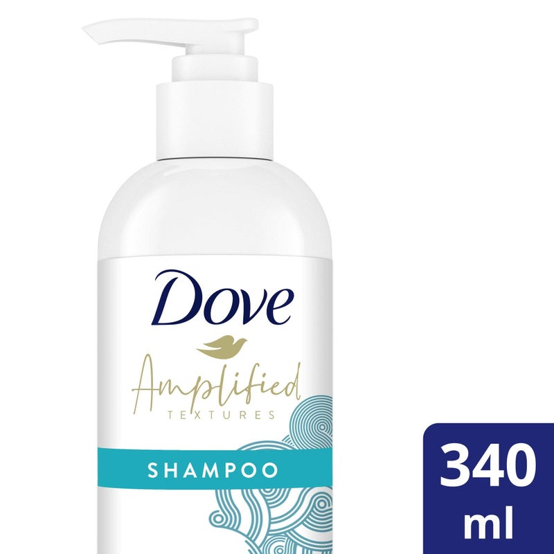 Dove Amplified Textures, Hydrating Cleanse Shampoo, 11.5 fl oz (340 ml), Dove - Image 2