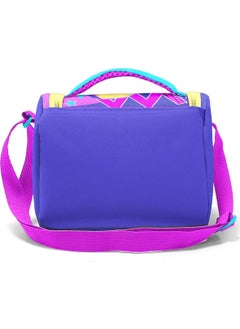 CORAL HIGH Kids Lavender Turquoise Girl Patterned Thermo Lunchbox with Headphones 11871  - Image 4