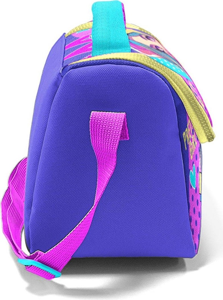 CORAL HIGH Kids Lavender Turquoise Girl Patterned Thermo Lunchbox with Headphones 11871 - Image 1