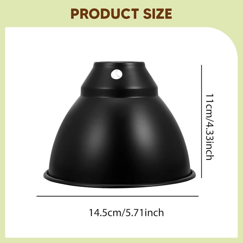 Reptile Dome Lamp Cover Light Fixture Part, Directly Replace Light Shade for Chameleon, Bearded Dragon, Lizard, Gecko Turtles, 5.8in - Image 4