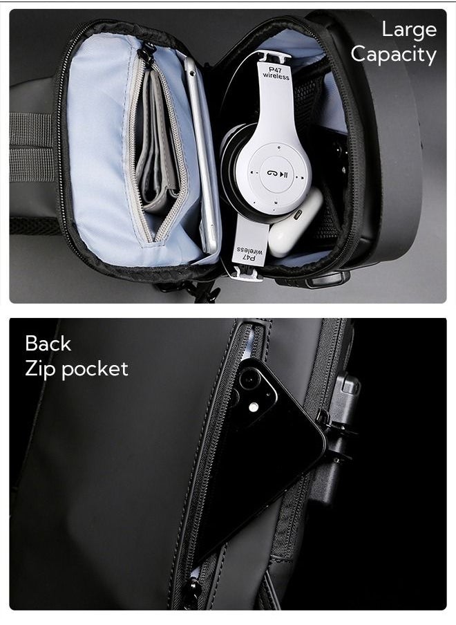 Haidue - Multifunction Shoulder Sports Bag for Men 32*18cm - Image 1