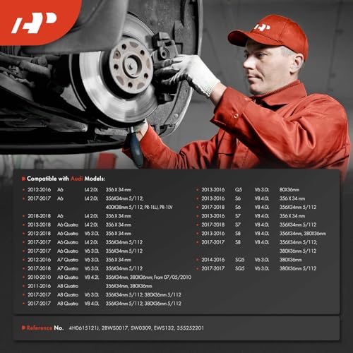 A-Premium Front Disc Brake Pad Wear Sensors Compatible with Audi A6/A6 Quattro/A7 Quattro 2012-2018, A8 Quattro 2010-2017, Q5 2013-2016, S6/S7 2013-2018, S8 2013-2017, SQ52014-2017, 2-PC Set - Image 3