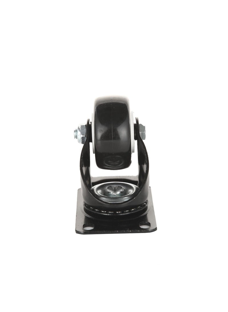 BMB tools 2-Piece 2inch Black PVC White Rim Caster - Swivel - Plate  - Image 4