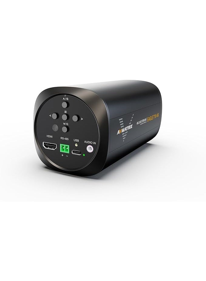 AVMATRIX Eagle T10-4K Live Streaming Camera, 10X Optical Zoom ToF Autofocus, 75.4° Wide, USB3.0 & HDMI Out, 1080P60/2160P30, Portrait/Landscape for OBS Zoom Teams YouTube Twitch Facebook. - Image 2