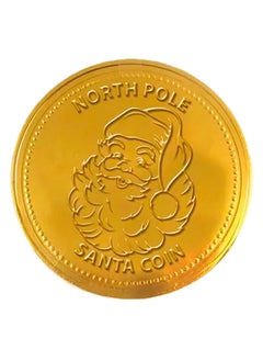 Giant Santa Coin Gold Foiled Milk Chocolate Novelty 50grams