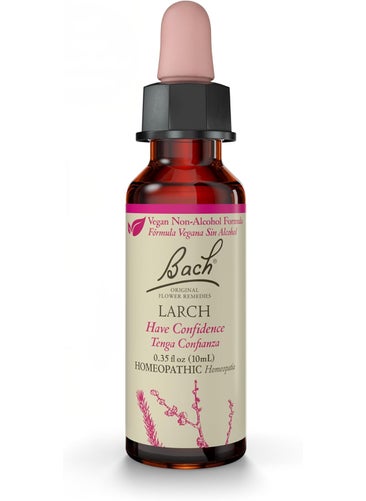 Bach Bach Original Flower Remedies, Larch (Non-Alcohol Formula) - Have Confidence - Natural Homeopathic Flower Essence for Emotional Balance - Vegan, Gluten Free, Sugar Free - 10mL Dropper 