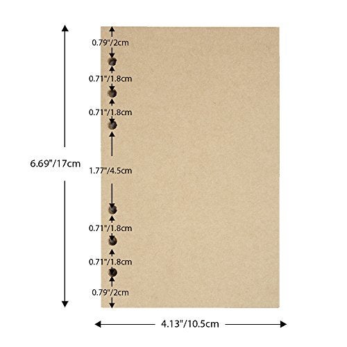 MaleDen Refillable Craft Paper,Perfect for MALEDEN Premium PU Leather Classic Embossed Travel Journal Diary - Image 3
