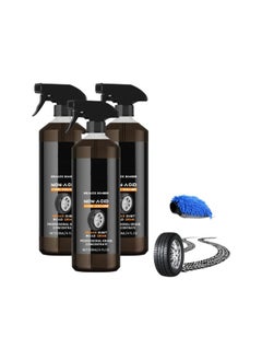 120ml Bronze Bomber Non-Acid Wheel Cleaner, Brake Bomber Wheel Cleaner, Bronze Bomber Wheel Cleaner, Non-Acid Car Wash Rim Cleaner & Brake Dust Remover Wheel Cleaner (3)
