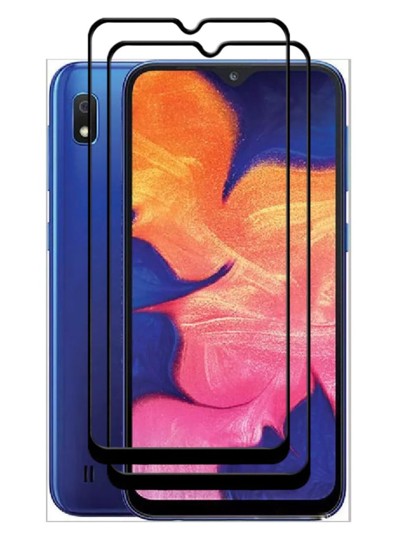 ACLIX 2 Pieces Antistatic ESD Dustproof Premium Quality High Definition Tempered Glass Screen Protector Designed For Samsung Galaxy A10 - Image 1