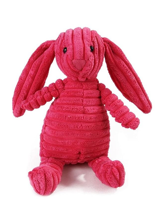 Neostyle Neostyle Plush Corduroy Durable Dog Toy Bunny  - Image 1