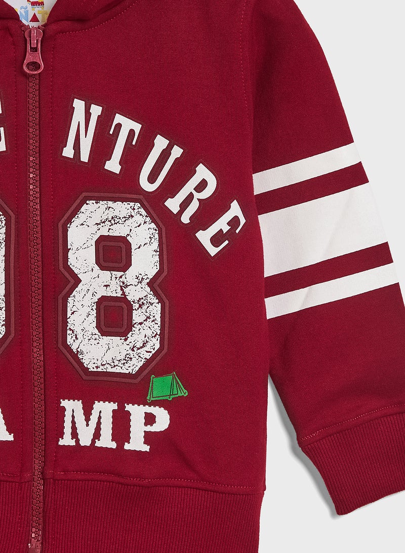 Pinata Boys Drawstring Printed Full Zip Hoodie jacket - Image 3