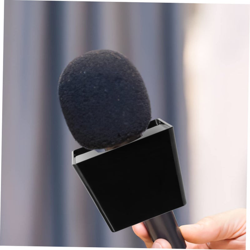 Custom Logo Microphone Flag Cover Set For Interviews Press Conferences KTV - Image 5