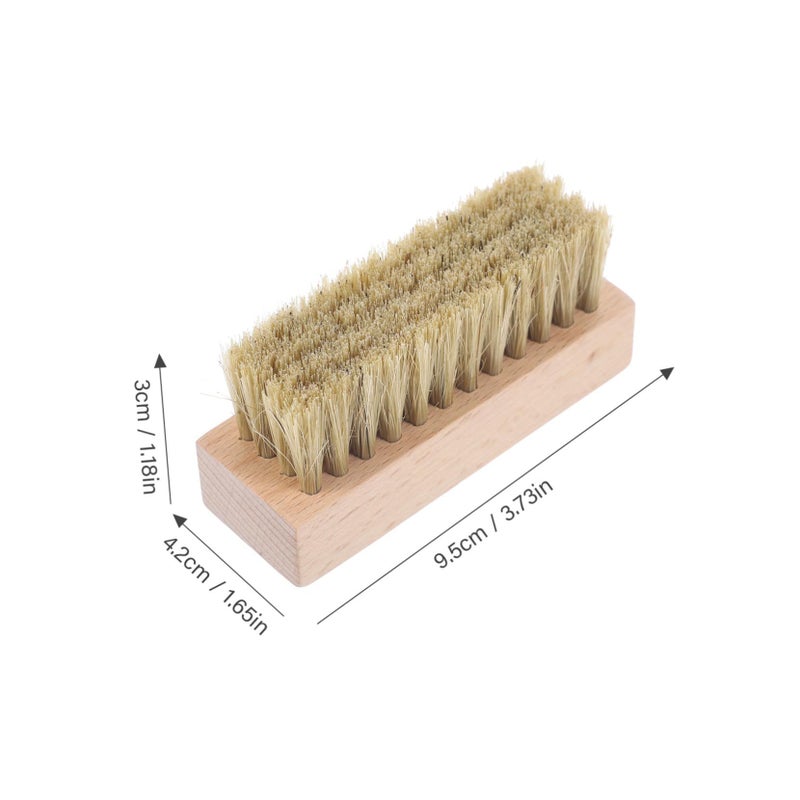 Solid Wood Sneaker Shoe Brush Multipurpose Cleaner Odorless Eco - Image 3