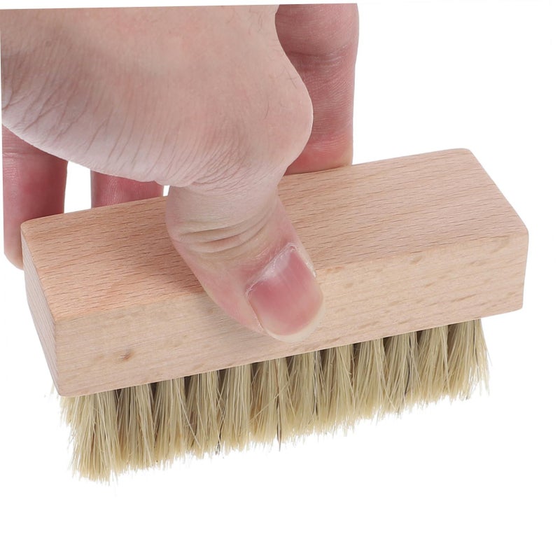 Solid Wood Sneaker Shoe Brush Multipurpose Cleaner Odorless Eco - Image 4