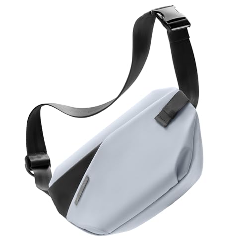 Inateck Sling Bag X-Lite, Lightweight Crossbody Shoulder Chest Bag with Quick-adjust Strap, Water-resistant Waist Fanny Pack for Men, Women, Travel, Cycling, Hiking, Work, Sports, Gray Blue - Image 1