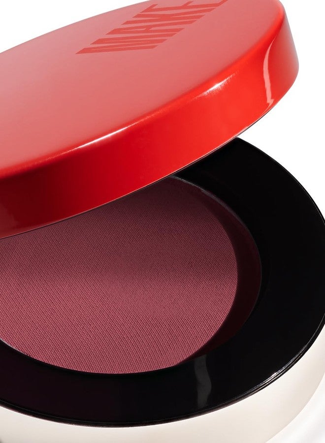 MAKE Beauty Skin Mimetic Microsuede Blush - Matte Powder Blush for Cheeks with Long Lasting Color - Non Comedogenic, Travel Size Makeup Single Palette. Shade - Eros (Burgundy) - Image 3