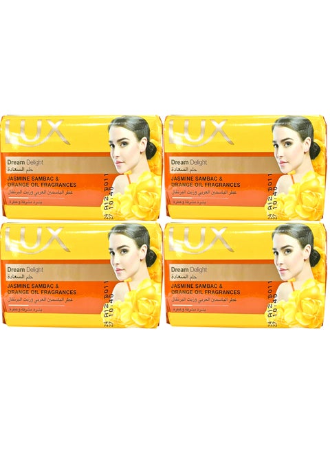Lux Bar Soap Dream Delight 4 Pieces 460 gm (May vary package)