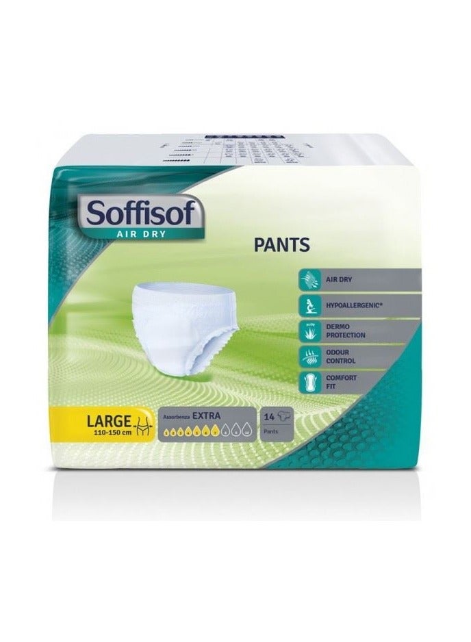 SOFFISOF Adult Culotte Diaper, large size (L), 14 pieces, used for men and women  - Image 4