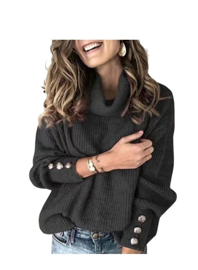 Loquat Women's Fashion New Fall/Winter Turtleneck Sweater