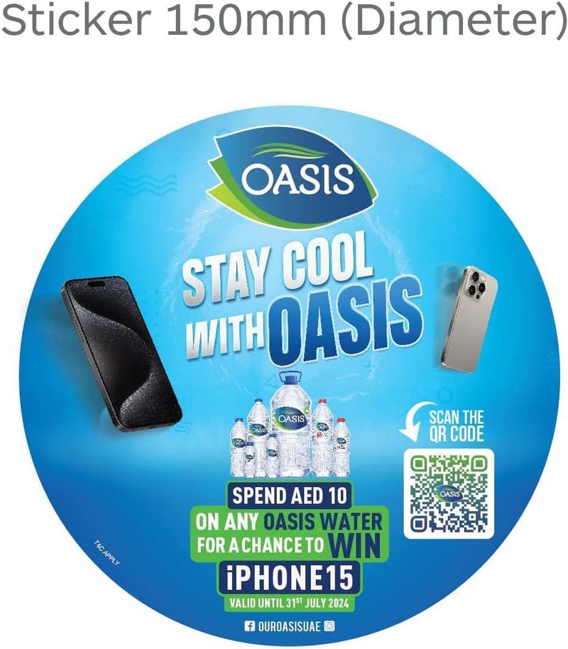 Oasis Still Drinking Water, 24 x 500 ml - Image 2