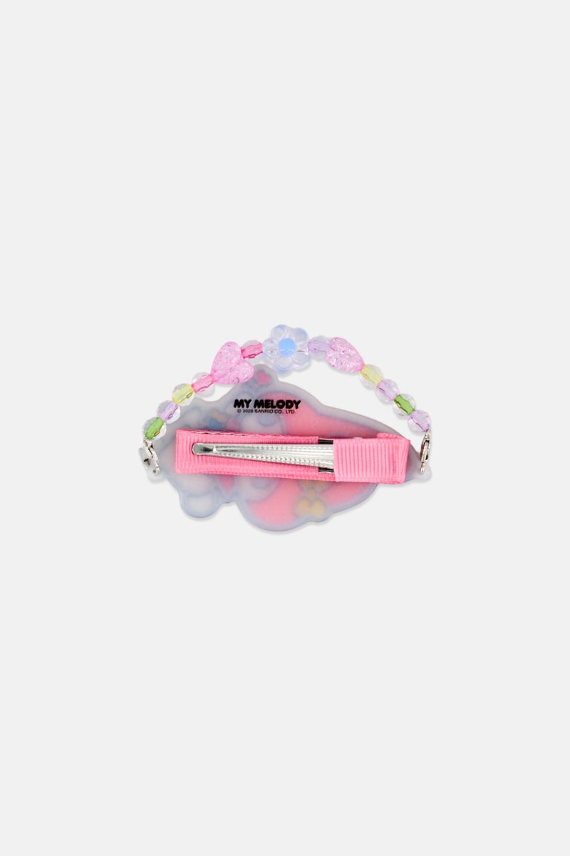 Sanrio Kids Girl My Melody Hair Clip With Charms, Multicolor - Image 3