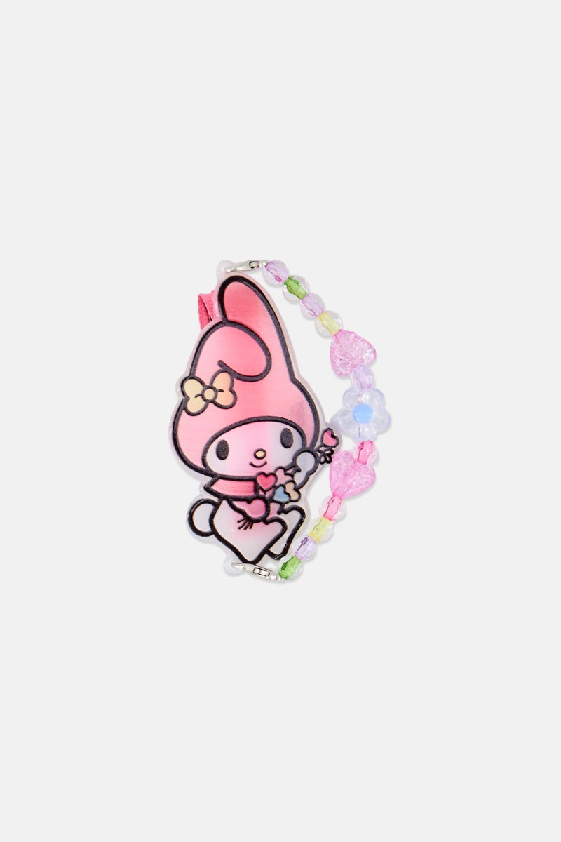 Sanrio Kids Girl My Melody Hair Clip With Charms, Multicolor - Image 2