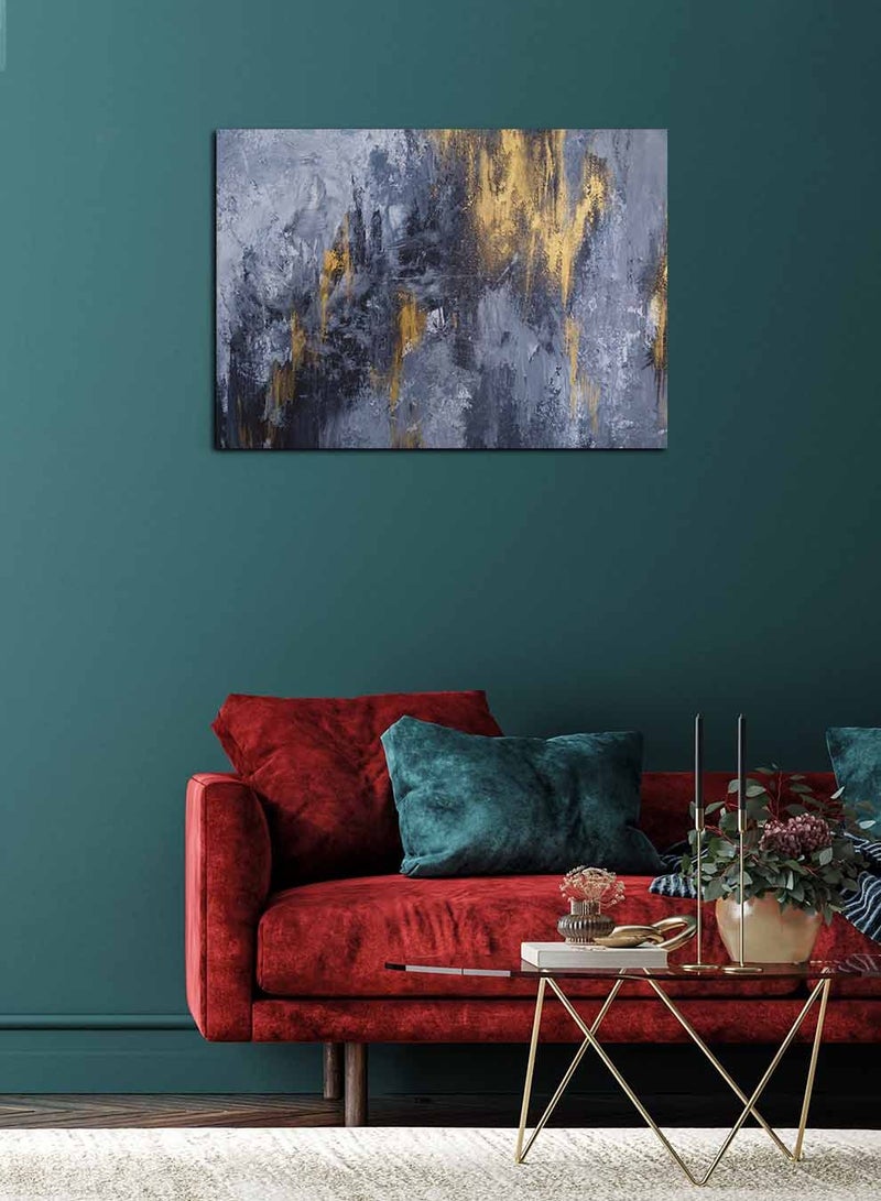 لوحة كانفاس على إطار خشبي، تصميم فن تجريدي ، للمنزل، غرفة المعيشة، المكتب، الديكور - Image 2