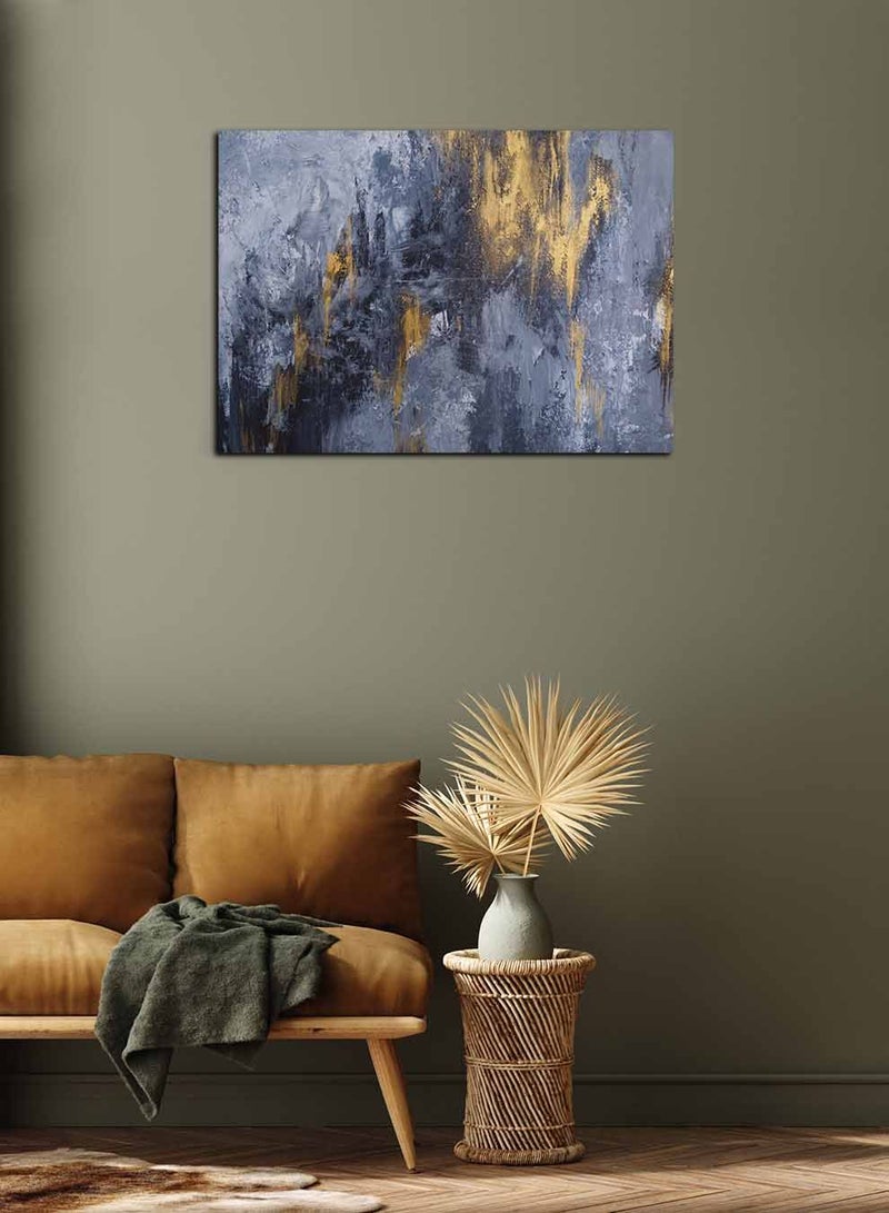 لوحة كانفاس على إطار خشبي، تصميم فن تجريدي ، للمنزل، غرفة المعيشة، المكتب، الديكور - Image 3