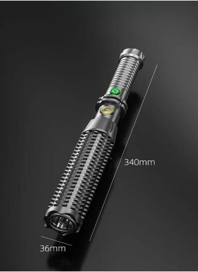 MIXDE - USB Rechargeable Led Flashlight,High Lumens Tactical Flashlight, 3 Modes Adjustable Emergency Waterproof Flashlight - Image 1