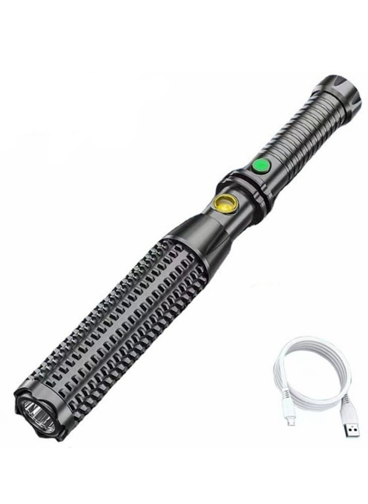 MIXDE - USB Rechargeable Led Flashlight,High Lumens Tactical Flashlight, 3 Modes Adjustable Emergency Waterproof Flashlight - Image 1
